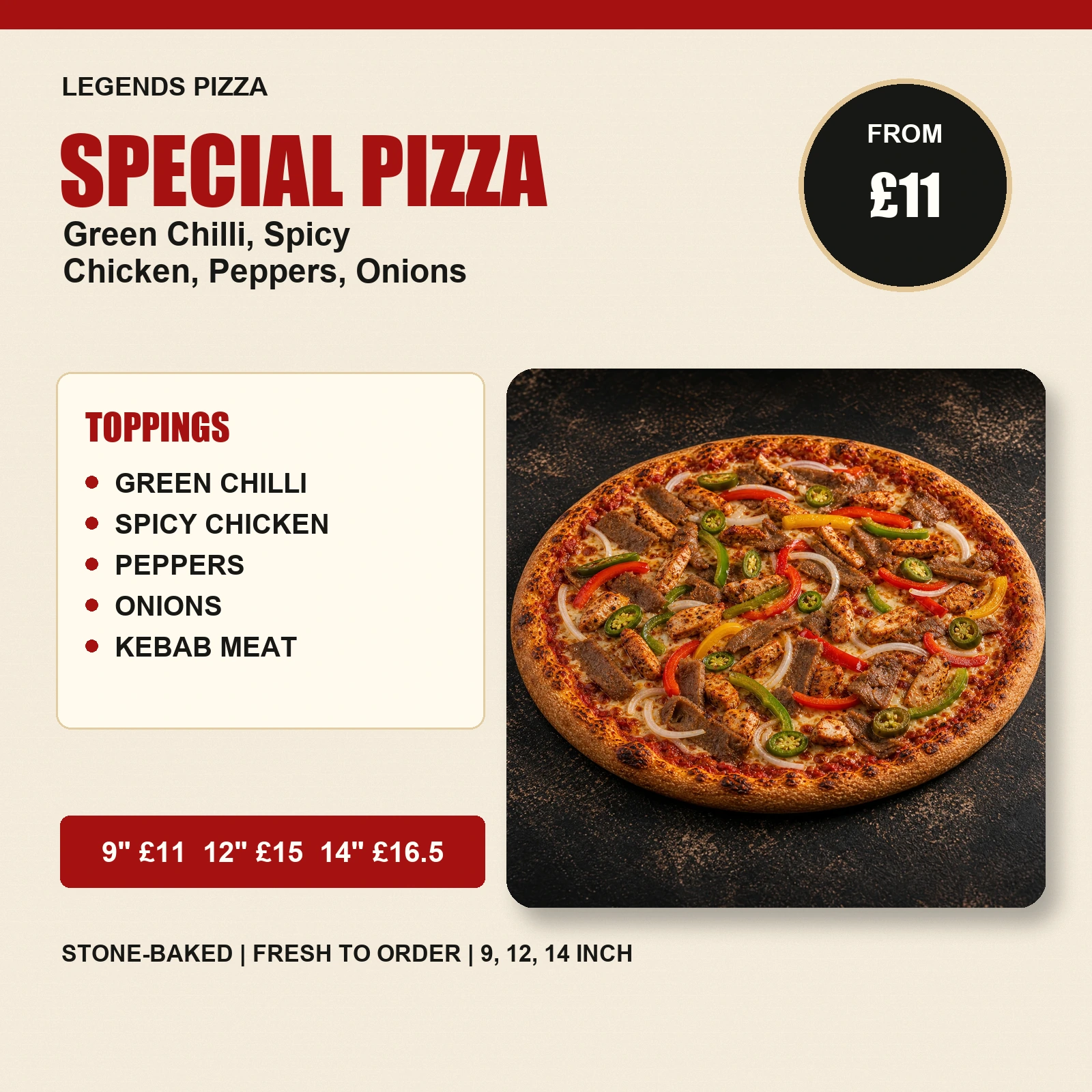 Special Pizza — Fully Loaded Legends House Special - Image 2