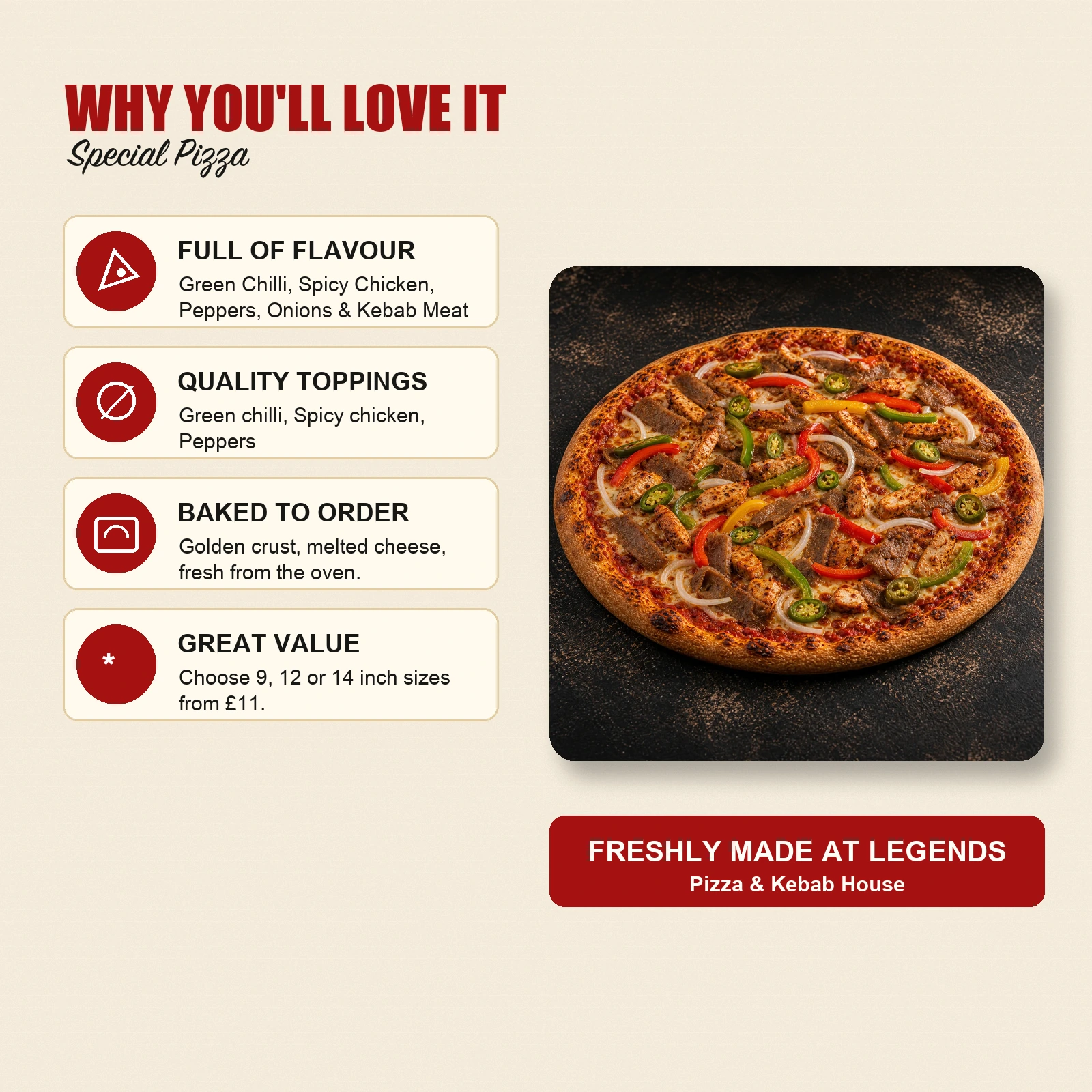 Special Pizza — Fully Loaded Legends House Special - Image 4