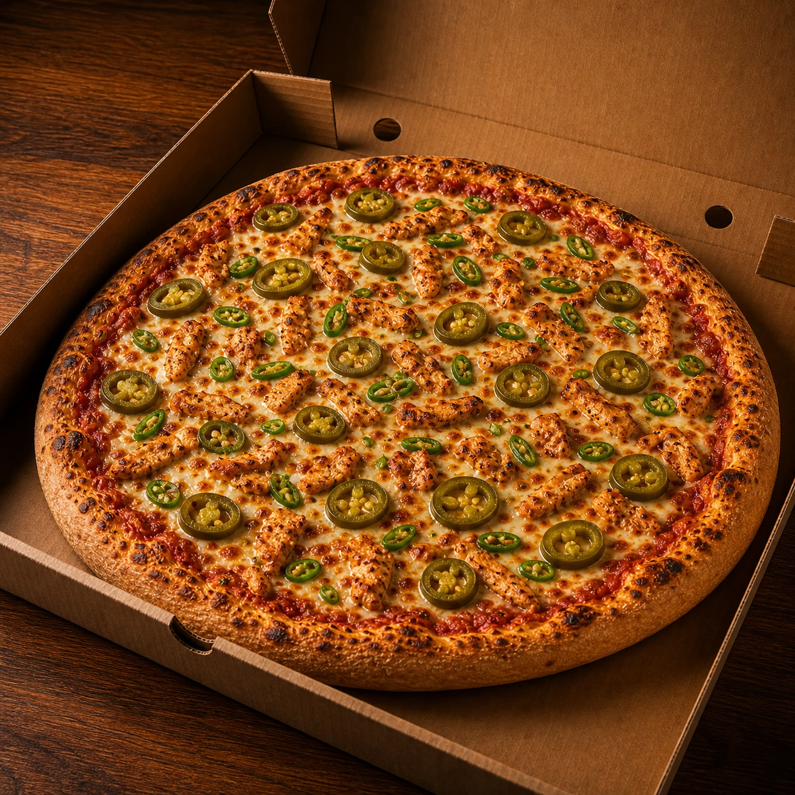 Mexican Pizza — Spicy Chicken, Jalapeños & Green Chillies - Image 6