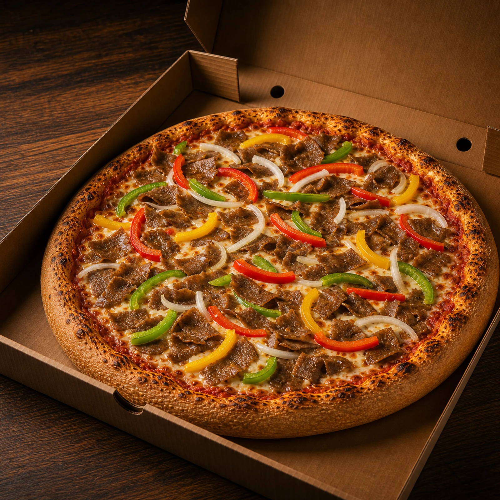 Doner Meat Special Pizza — Doner Meat, Peppers & Onion - Image 6