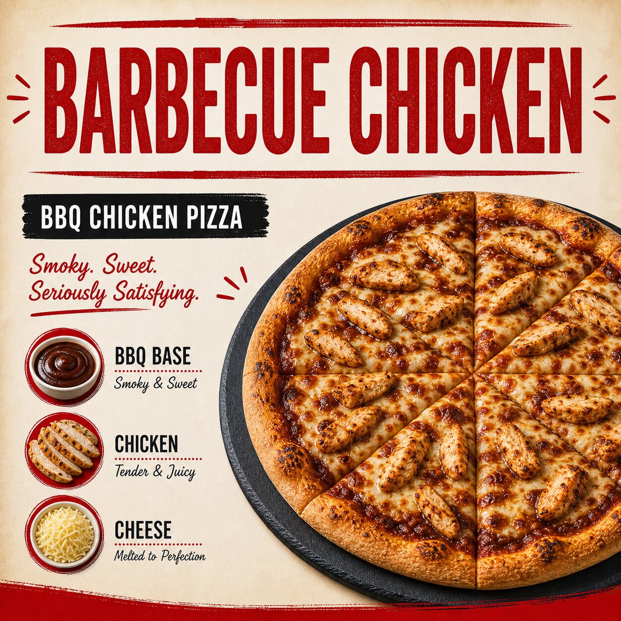 BBQ Chicken Pizza — Smoky BBQ Base & Chicken - Image 2