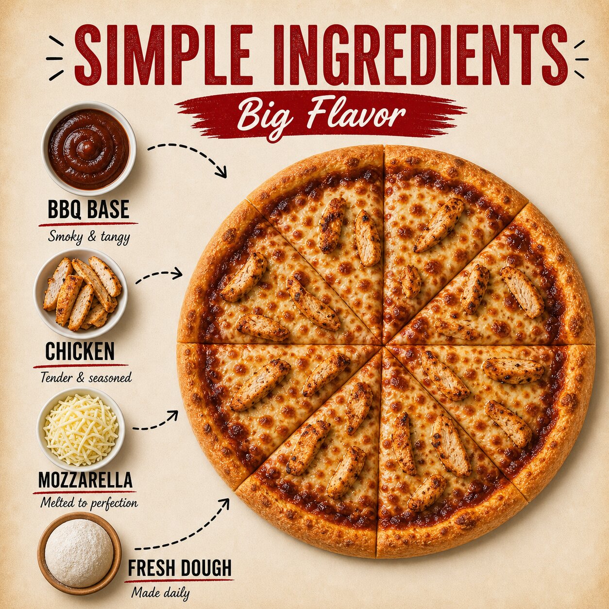 BBQ Chicken Pizza — Smoky BBQ Base & Chicken - Image 3