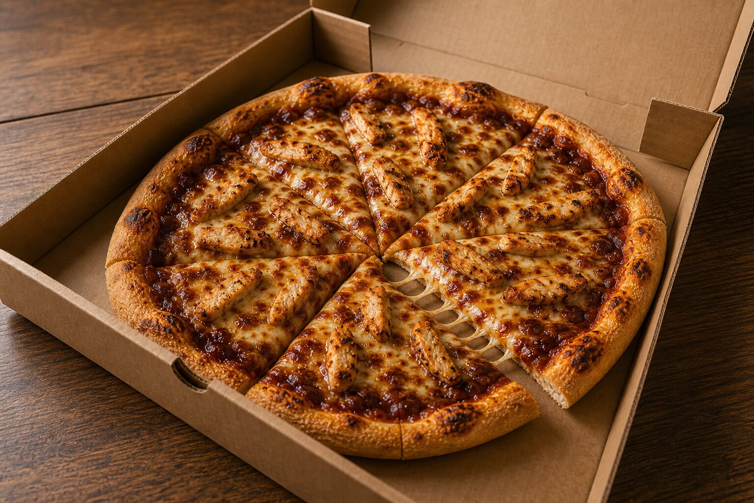BBQ Chicken Pizza — Smoky BBQ Base & Chicken - Image 5