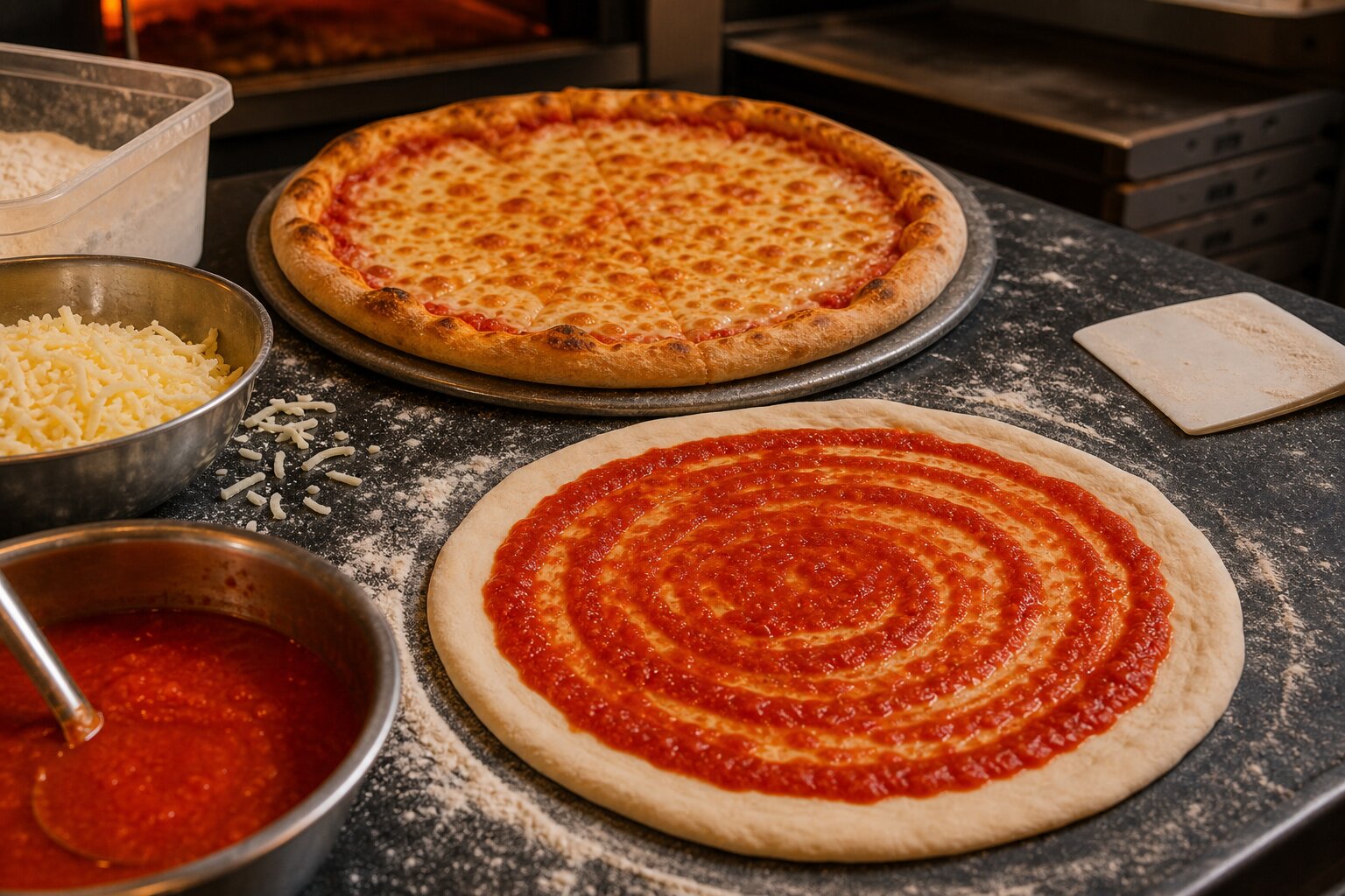 Margherita Pizza — Cheese & Tomato - Image 4