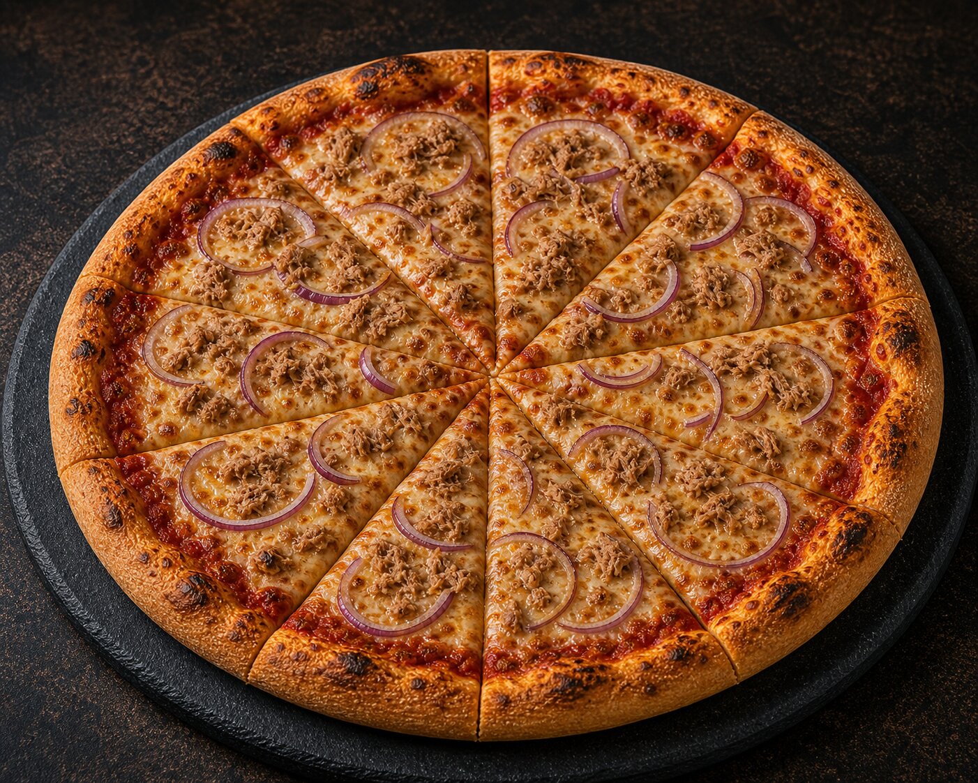 Tuna Special Pizza — Tuna & Red Onion