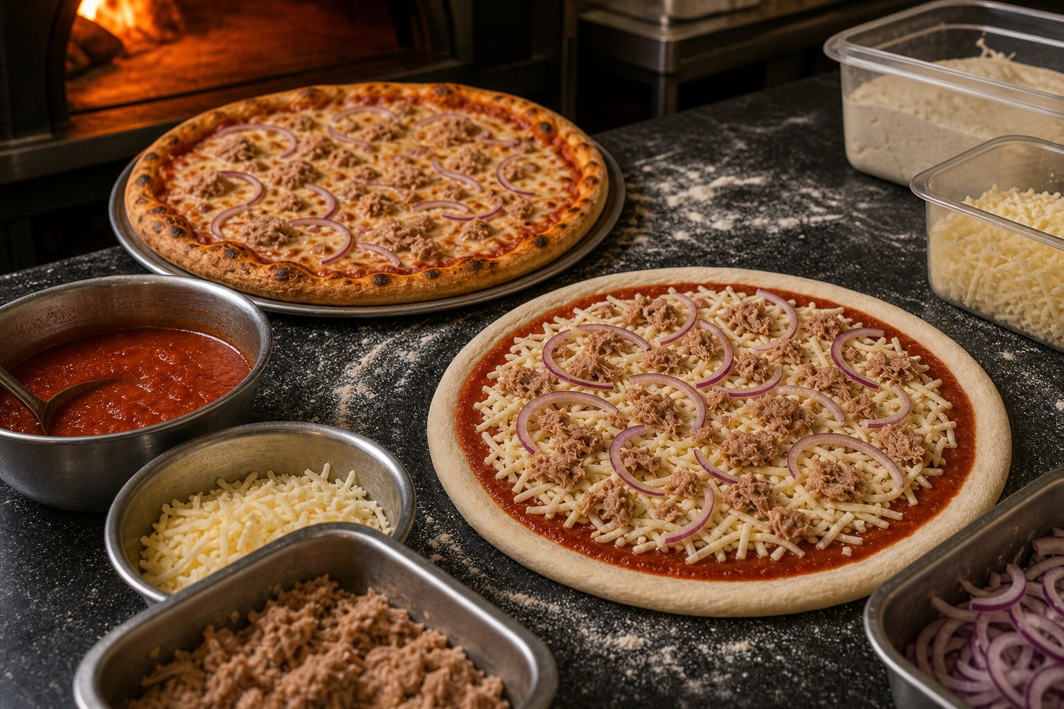 Tuna Special Pizza — Tuna & Red Onion - Image 4