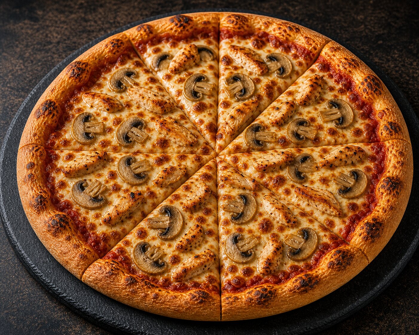 Rospella Pizza — Chicken & Mushroom