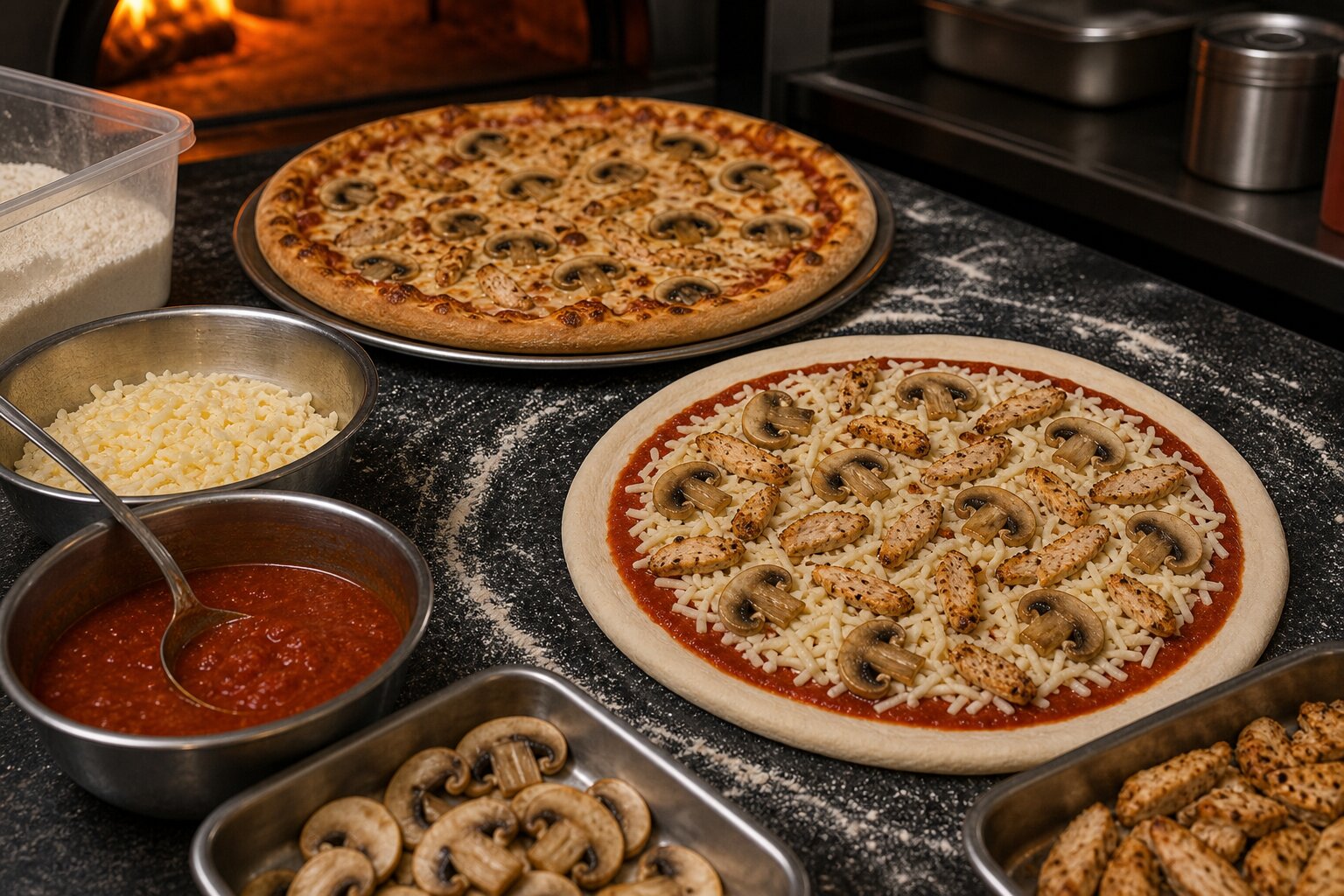 Rospella Pizza — Chicken & Mushroom - Image 4