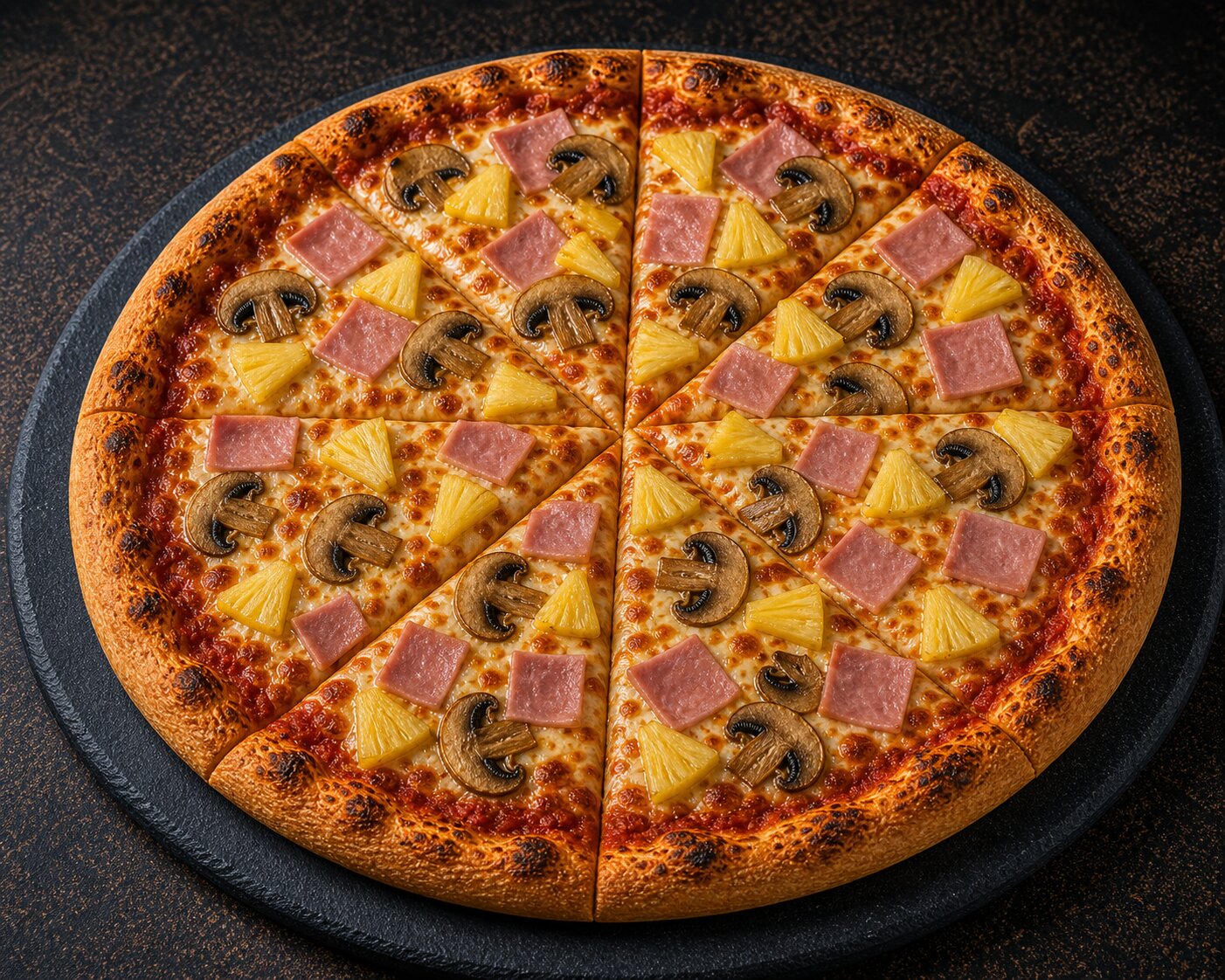 Tropicano Pizza — Chicken, Pineapple & Sweetcorn
